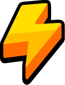 Lightning Bolt Symbol - icon - vitality - PNG