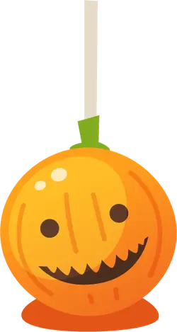 Pumpkin Lollipop - pumpkin - No Watermark PNG