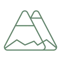 Mountain Pattern - No Background PNG
