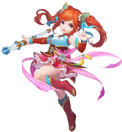 Flower Fairy - magic - battle - Transparent Layer PNG