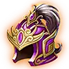 Purple Gold Helmet - equipment - No Background PNG