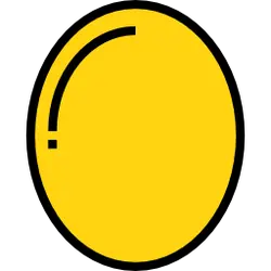 Yellow Circle - geometric shape - No Watermark PNG