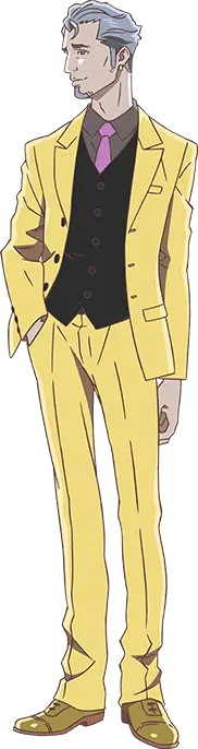 Yellow Suit Man - male - Transparent Layer PNG