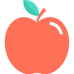 Apple - leaf - cartoon - Free PNG
