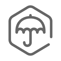 Umbrella Logo - line art - No Watermark PNG