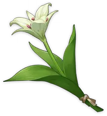 Lily - stem - No Background PNG