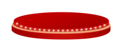 Red Stage - red cloth - PNG