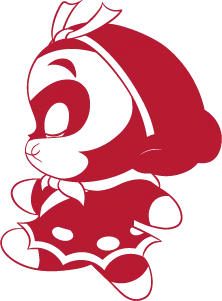 Bear in Red Clothing - red - Transparent Background PNG
