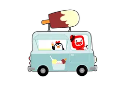 Ice Cream Truck - smile - PNG Images