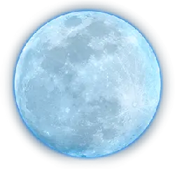 Blue Moon - High Quality PNG