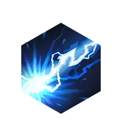 Blue Energy Storm - Transparent Background PNG