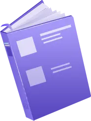 Purple Book - learning - Transparent Layer PNG