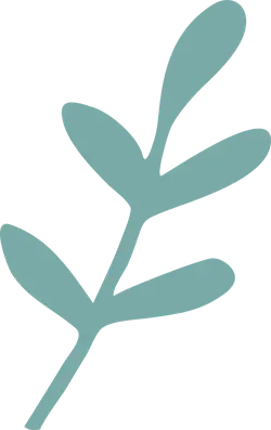 Green Branch and Leaves - simple - Free Download PNG