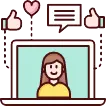 Online Communication - social media - Transparent Layer PNG