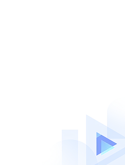 Blue Triangle Logo - No Background PNG