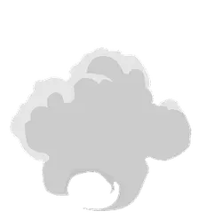 Smoke Cloud - gray - Free PNG