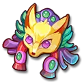Colorful Fox - fox - No Background PNG