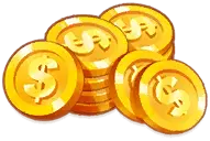 Coins - currency - wealth - Free PNG