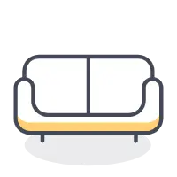 Sofa - modern - Lossless PNG