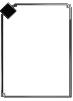 Black Border Decorative Pattern - modern - Lossless PNG