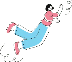 Person in Pink Top and Blue Pants - person - Free PNG