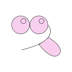 Pink Emoji - simple - No Watermark PNG