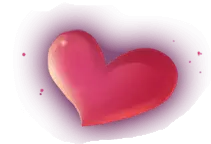 Glowing Heart Balloon - heart shape - Lossless PNG