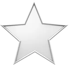 Star - star - metal - No Watermark PNG