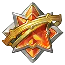 Gold Star Badge - High Resolution PNG