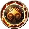 Flaming Shield - Fast Download PNG