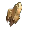 Gold Crystals - crystal - PNG Images