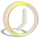 Clock Icon - minimalistic - time - Transparent Background PNG