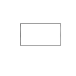 White Rectangle Frame - line - Free PNG