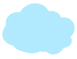 Cloud - blue - Trending PNG