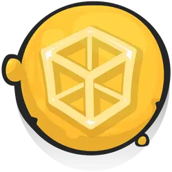 Gold Cube - gold - High Resolution PNG
