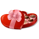 Heart-shaped Chocolate Box - romance - Lossless PNG