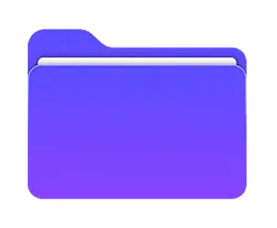 Folder Icon - design - gradient - PNG