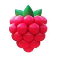 Raspberry - spherical - High Resolution PNG