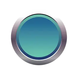 Blue Button - gradient color - No Background PNG
