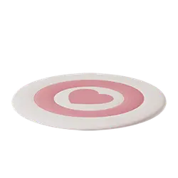 Heart Target - heart shape - Lossless PNG