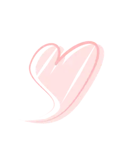 Pink Heart Pattern - lines - Transparent Background PNG