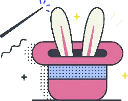 Rabbit coming out of a hat - rabbit - High Resolution PNG