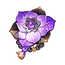 Amethyst Flower Necklace - jewelry - Lossless PNG