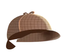 Detective's Hat - hat - Transparent Layer PNG