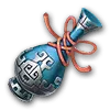 Blue Candy Bag - gift - High Resolution PNG