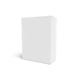 White Cube - simple - white - Transparent Layer PNG