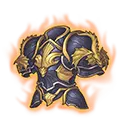 Flame Knight - hero - flame - Transparent Layer PNG