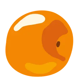 Orange - roundness - No Background PNG