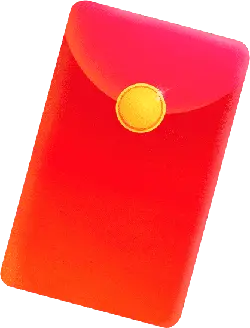 Red Packet - gold - traditional - High Resolution PNG