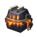 Mech Box - glowing - High Resolution PNG